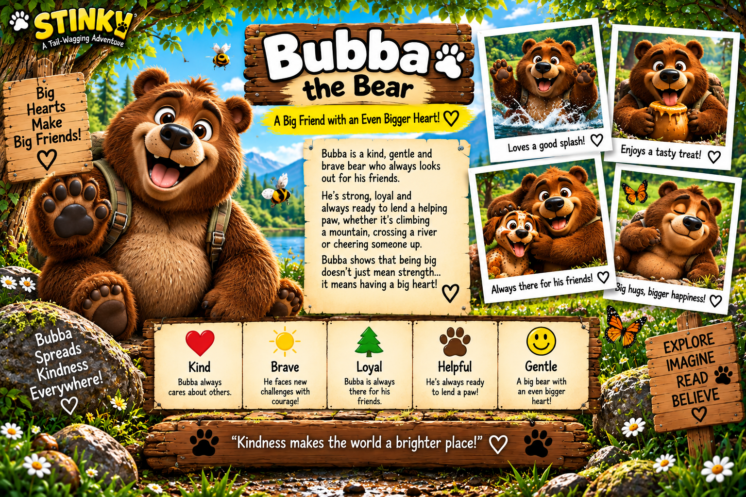 Meet Bubba the Bear