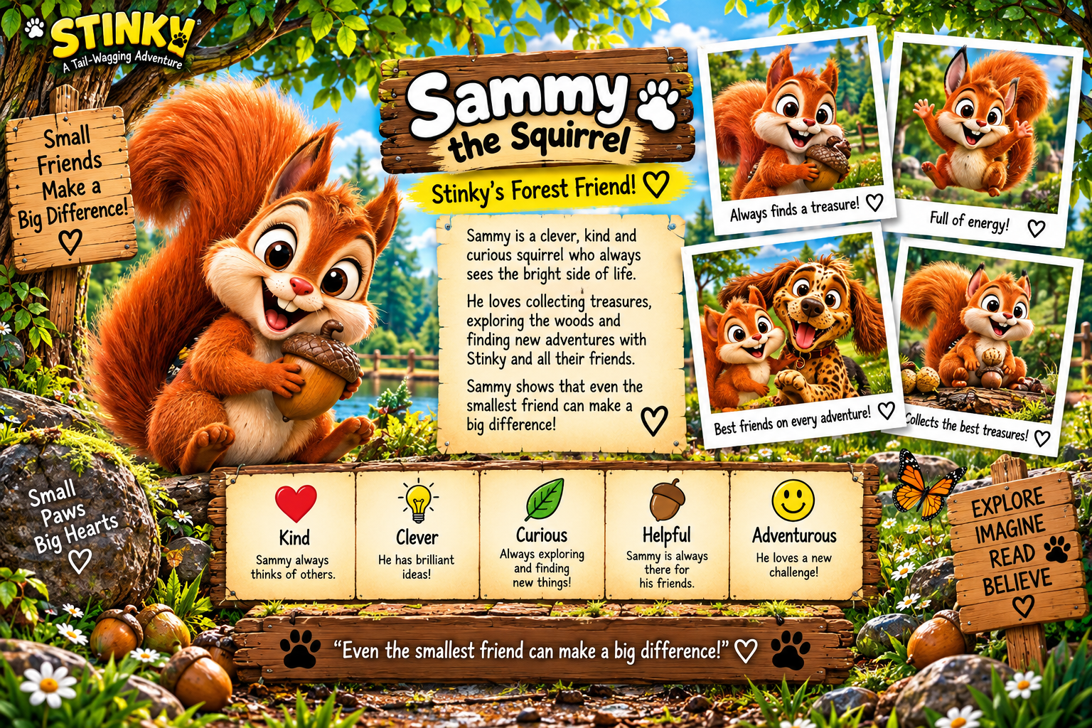 Meet Sammy the Squirrel